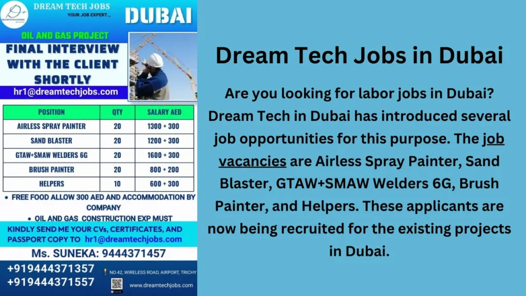 Dream Tech Jobs in Dubai 