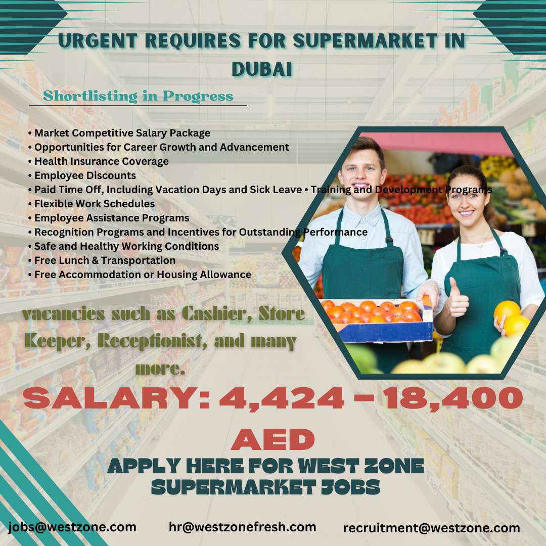 Supermarket Careers – Jobs in Dubai