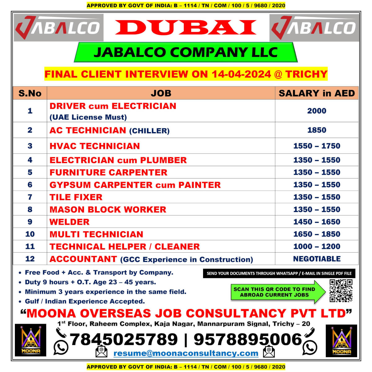 Multi-Career Job Vacancies in Dubai