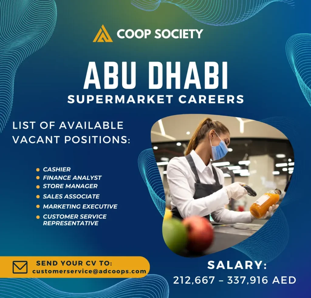 Abu Dhabi COOP Society Careers | Supermarket Job Vacancies