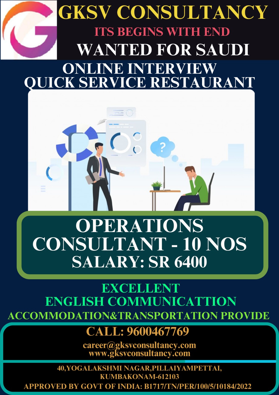 Operations Consultant - Jobs in Saudi Arabia
