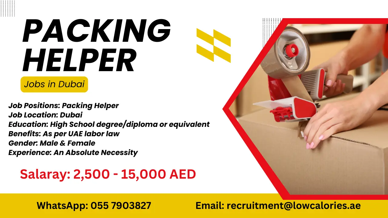 Packing Helper – Jobs in Dubai