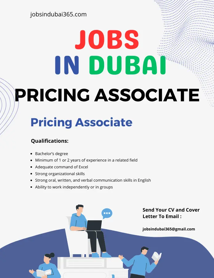 Jobs in Dubai Pricing Associate