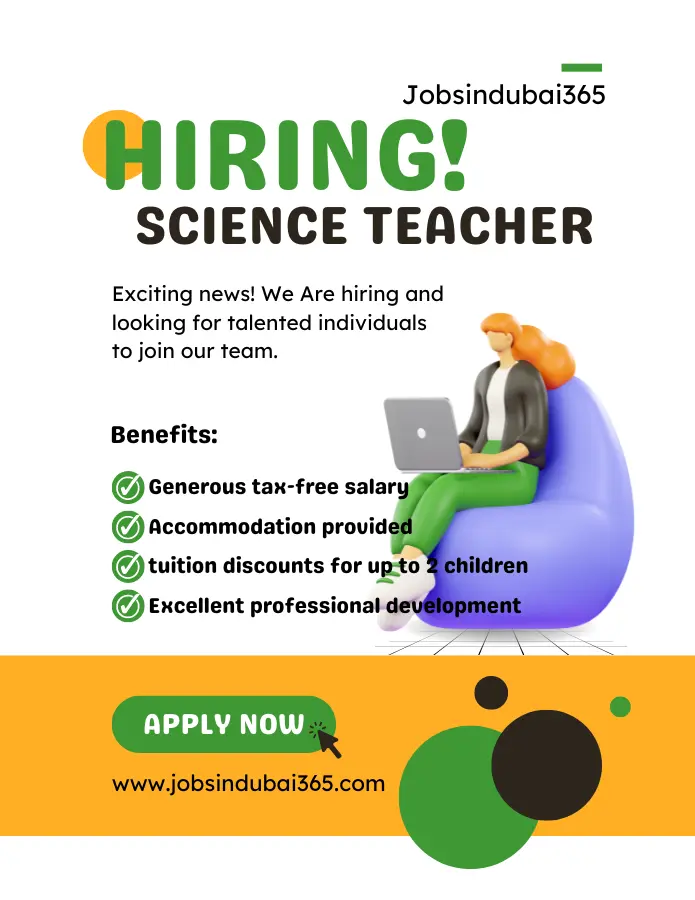 Secondary Physics & General Science Teacher – Dubai