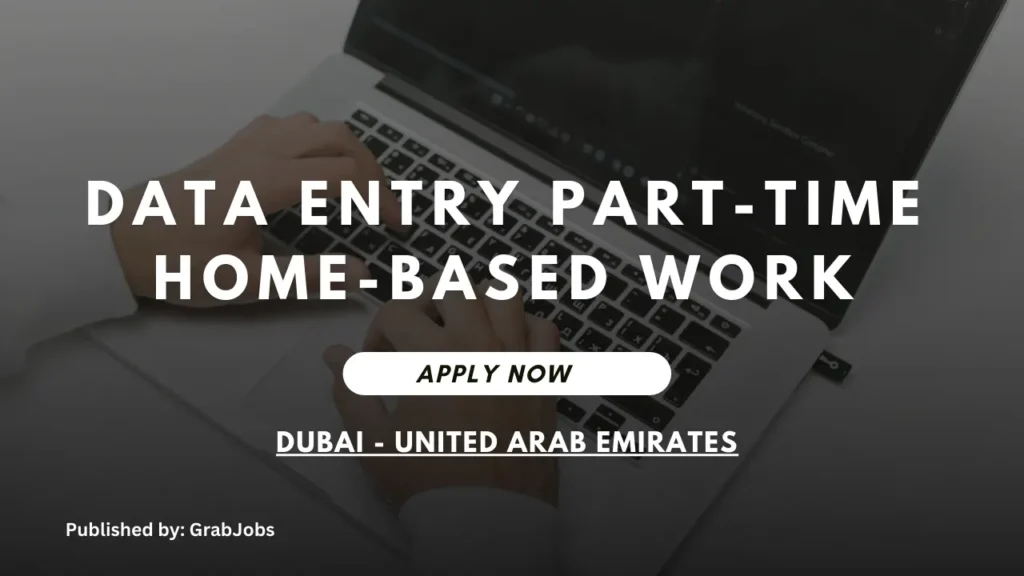 Data Entry Part-Time Home-Based Work Part Time Services