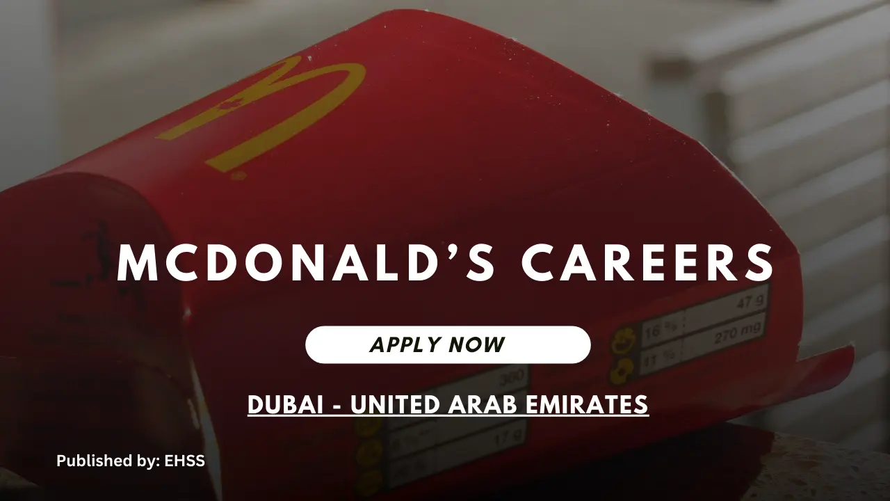 McDonald’s Careers Dubai, UAE