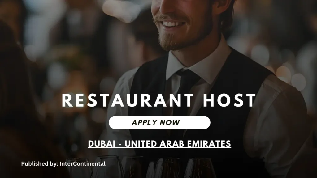 Restaurant Host – Jobs in Dubai