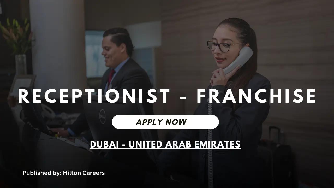 Receptionist - Franchise